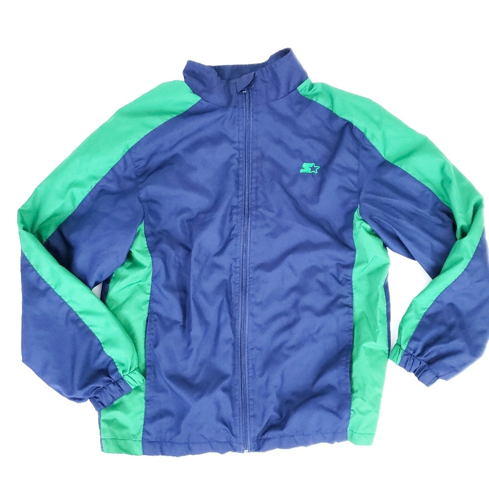 Boys Starter Zip Up Jacket Navy 10-12